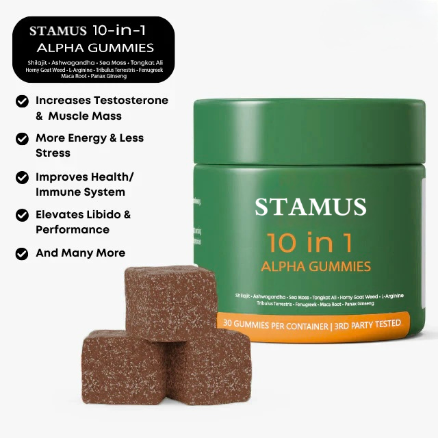 Stamus™ 10-in-1 Alpha Gummies