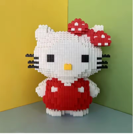 Kitty 3D Blocks Figure