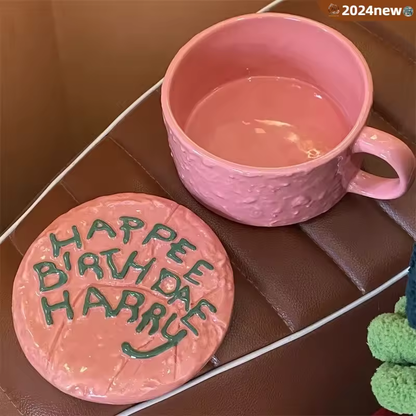 Hapee Birthdae Ceramic Cake Mug